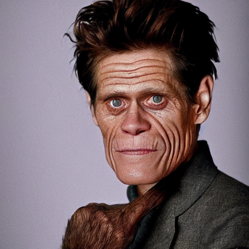 ai_curio_bot on Twitter "willem dafoe but he doesn't look like a