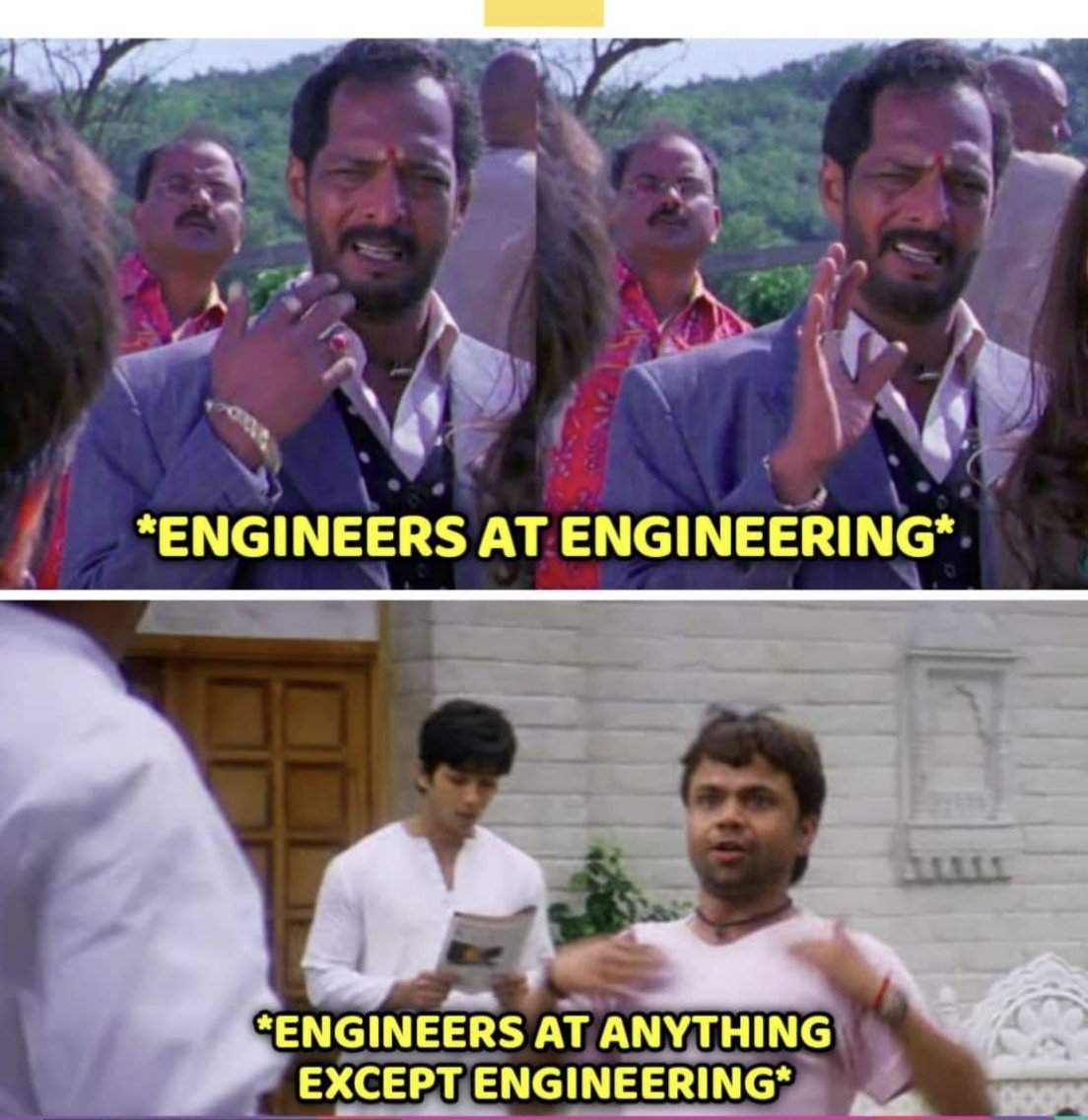 dpk_singla_'s tweet photo. Happy "ENGINEERS DAY" to all the 
Singers, 
Actors, 
Musicians, 
Writers, 
Photographers, 
YouTubers,
RJs and 
Memes creators as well....😛🤣🤣😂

#EngineersDay #EngineersDay2022 #Engineering https://t.co/cO1Be1dJpu