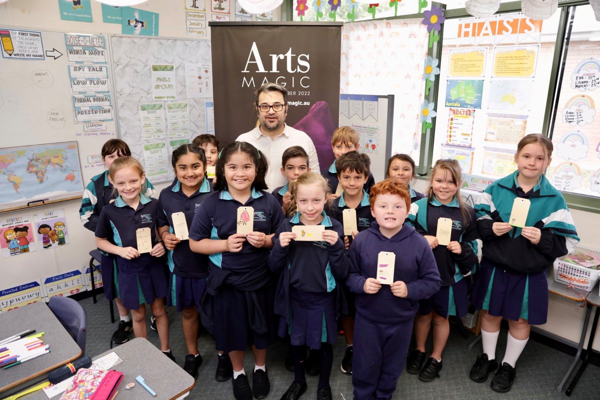 What a fantastic way to kick off our inaugural Arts Magic Program! Over 100 Students from Springfield Lakes State School had the chance to work with curators from <a href="/QPAC/">QPAC</a> today on our Wishing Tree.  

For more information on #ArtsMagic2022 go to artsmagic.au