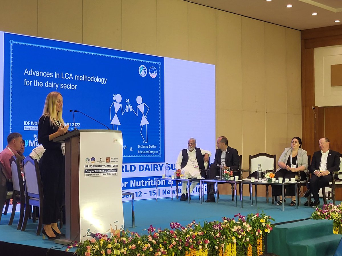 "This IDF global Carbon Footprint standard for the dairy sector is a fundamental document to understand the profile of greenhouse gas emissions across the dairy regions of the world on its journey towards net zero", says Anna Flysjö at the <a href="/FIL_IDF/">International Dairy Federation</a> LCA update launch #Milkismore