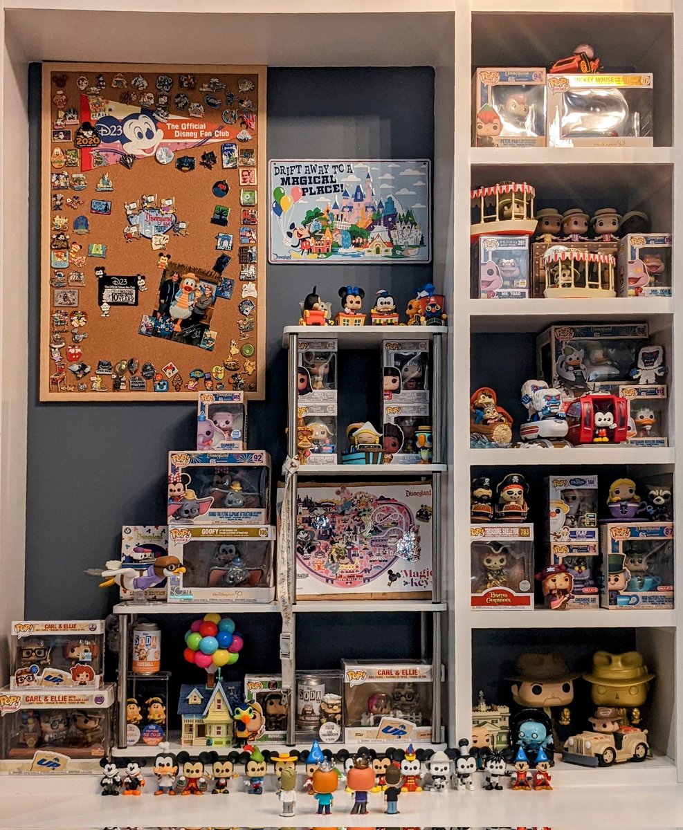 nascar246788's tweet photo. my wife/I have been to disneyland 150+ times since 2013. my #FavoriteFandom for #FunkoPhotoADayChallenge Disney was a winner followed closely by Freddy. Social media Freddy/Brian/Mike pondering a day at disneyland instead of work. One of 4 locations in the house for Disney. https://t.co/pJZ4bYi1CU