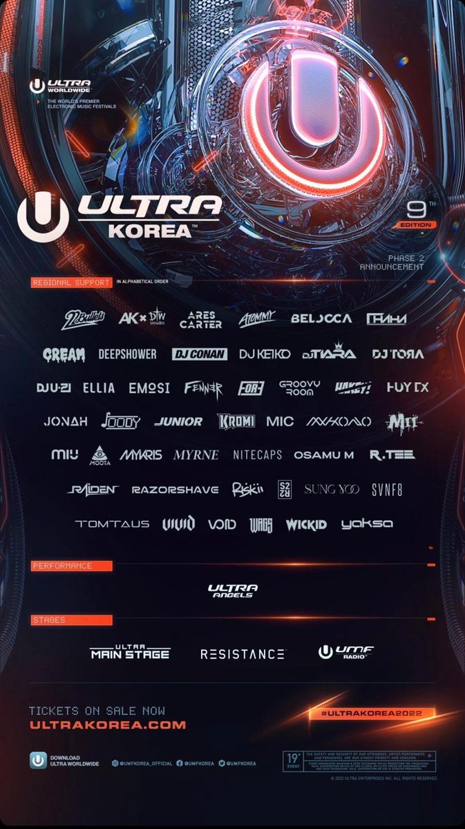 djvivid's tweet image. Korea #Vsquad! Are you ready to raVe? I am performing at this year's Ultra Music Festival Korea, and I can't wait to share with you my new sounds! 🔥✌🏻 Grab your tickets now, the lineup is stacked!!

#vivid #djvivid #ultrakorea #ultramusicfestival