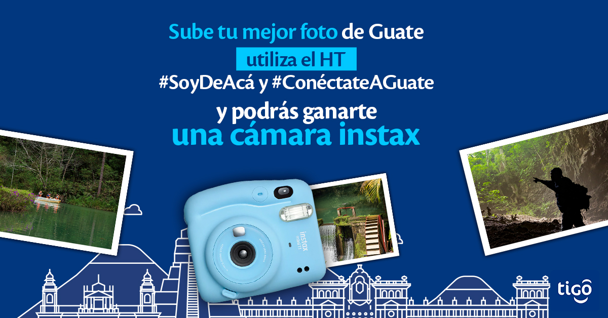 ¿Eres amante de los paisajes de Guate?

✅ Responde a este tweet con tu mejor foto en algún lugar de Guatemala. 

✅ Utiliza los hashtags #SoyDeAcá y #ConéctateAGuate.

¡Y participa para ganar una cámara Instax!