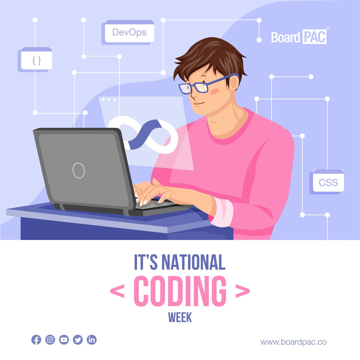 BoardPac_'s tweet photo. Happy national coding week!
BoardPAC celebrates all our front end, back end and web developers, engineers and programmers.
We honor our geniuses.
#codingweek #BoardPAC #nationalcodingweek #coders #programmers #digital #coding #BoardPACdevelopers #BoardPACprogrammers https://t.co/mLzEEbslJl