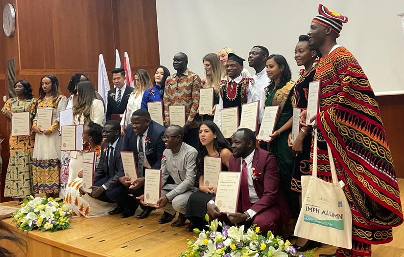 On 14.09.22, Ms. Mona Mahecha, HOC, attended the IMPH Graduation Ceremony of the 47th Class of the Intl Master of Public Health Program a the Hebrew University Hadassah Braun School, Jerusalem to warmly congratulate Dr. Mathew Komba from TZ who validated successfully his degree.
