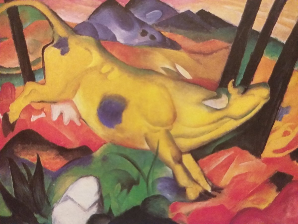 Franz Marc:Mucca gialla @cecchi_giovanna @PaolaToogoodxme @AntonellaLaTor6 @cmont4560 @anne_camozzi @BrindusaB1 @Rebeka80721106 @smarucci461 @BryanMatthews23 @POKI33847251 @Mam95616872 @AnnaMar90949897 @ANNAMAMARIABIA1 @Sensibilia8 @RitangelaPrivi1 @GerardLDonadoni @hayertalbe