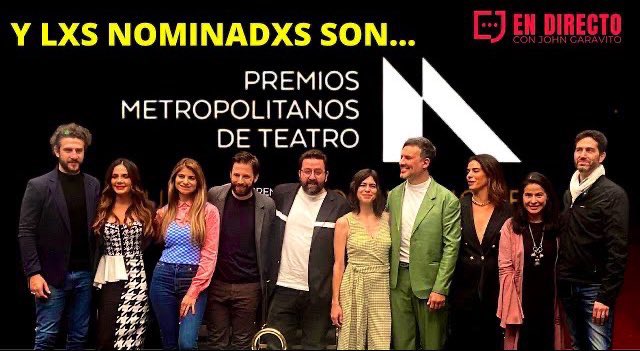 thescreenshow's tweet photo. Entérate quiénes son los #mejores del año en #teatro en #Mexico PREMIOS LOS METRO 2022 LISTA DE NOMINADOS #UnPromParaTodos #SieteVecesAdiós #TheProm #AladdínMx #CalleAmor #EnDirecto CLICK AQUÍ PARA VER EL VIDEO 👉🏽 ▶️ https://t.co/qe2Zvjm8Ll vía @YouTube https://t.co/ocOjMjdcvD