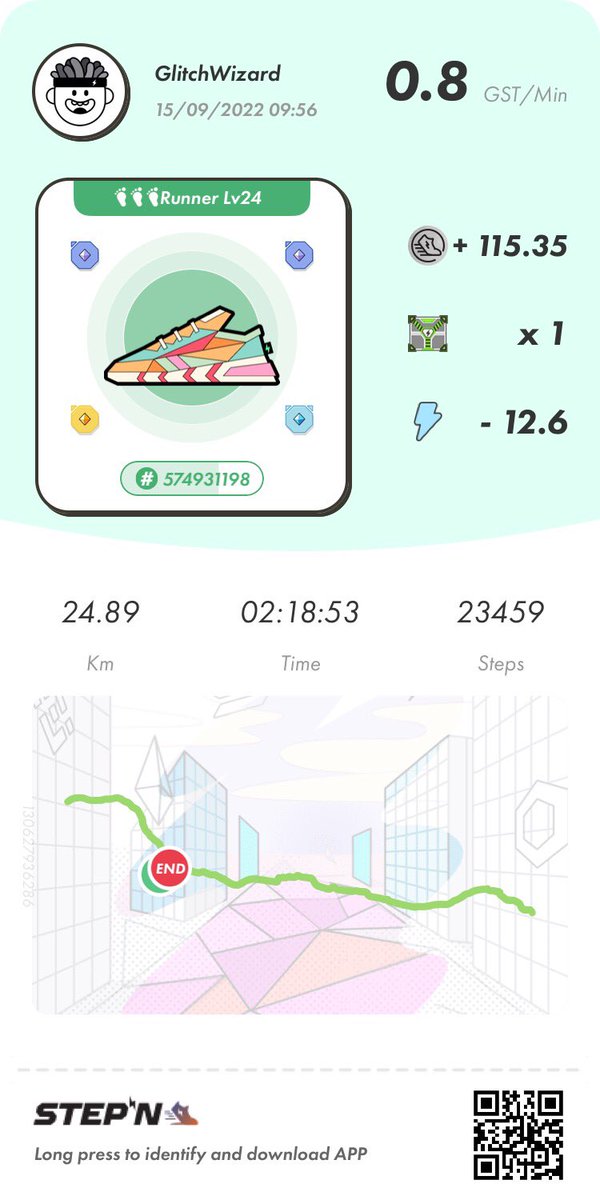 glitchwizard85's tweet photo. This mornings run 10km easy into 10km @ 4:30 pace, 1km easy and 4km @ 4:15 pace. Was meant to be 5km but felt light headed with 1km to go possibly due to poor hydration. Legs felt good, but dealing with a hip issue atm.

09587394
#STEPN #stepnactivationcode https://t.co/YUFTj8NgVF