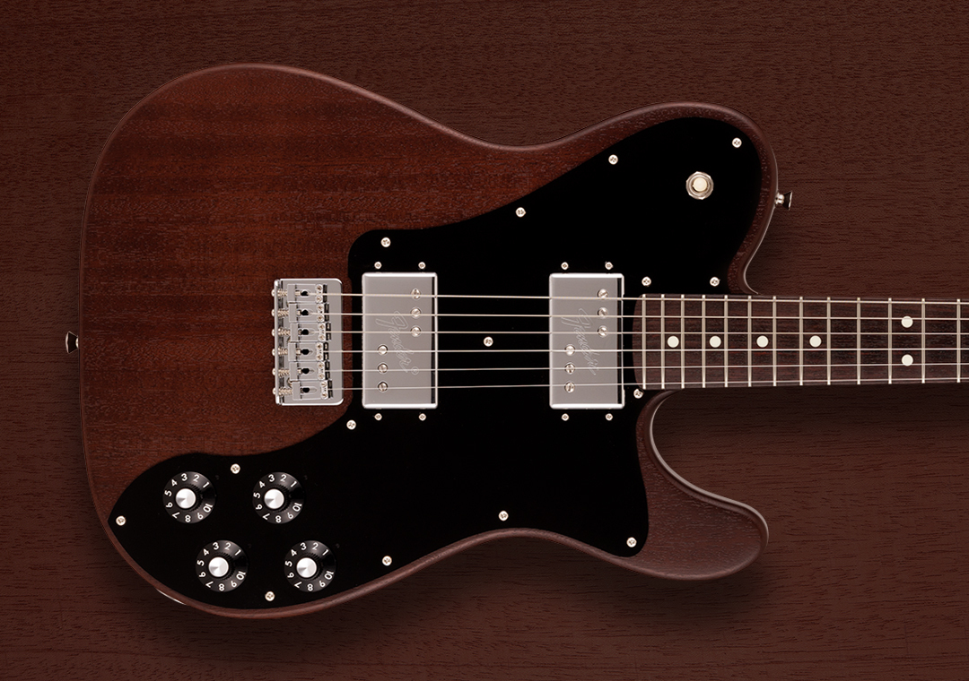 Fender_Official's tweet photo. 「Made in Japan」シリーズ 限定モデル👀

「Made in Japan Telecaster® Deluxe Limited Run Wide-Range CuNiFe Humbucking, Mahogany」が数量 #限定 で登場！

ボディとネックにマホガニーを採用🎸

ご購入はフェンダーオンラインショップから

詳細: https://t.co/OiMutfP7wt

 #フェンダー  #日本製 https://t.co/oviNx7CrUZ