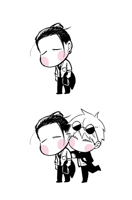 別垢で置いてたゆるもち落描き 