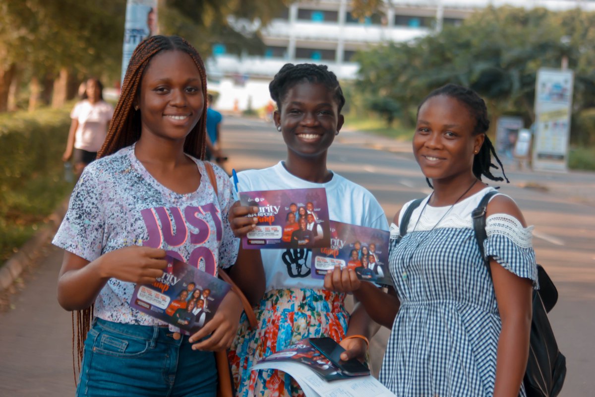 passionbearers's tweet photo. Team Passion went out to UG campus, Legon as part of its publicity for the maiden edition of Purity and Purpose Camp in November
For more information and participation, kindly click
https://t.co/yTQQ0R8PBE
#campPandP #sexualpurity #passionbearers https://t.co/TjwMPPaVlW