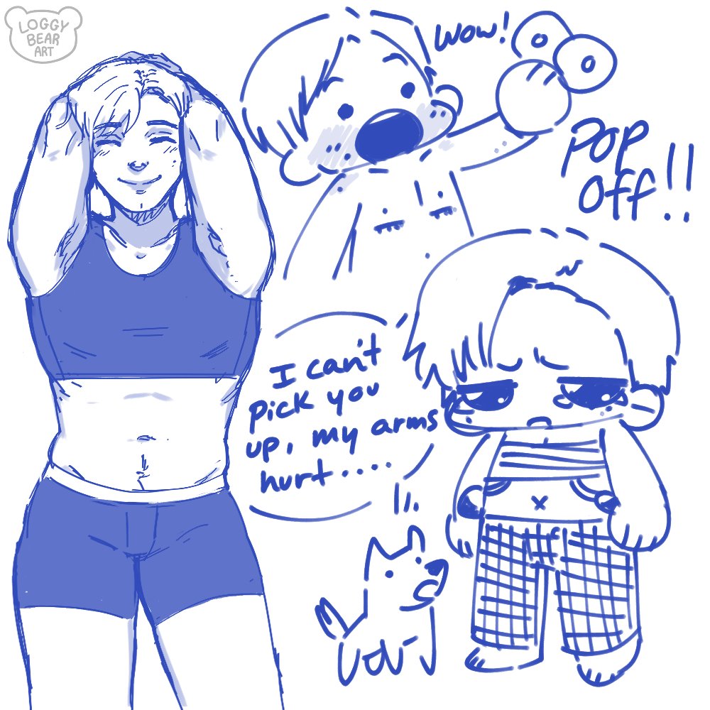 Loggybear_art's tweet photo. Leon is trans he literally told me guys no way https://t.co/9WM7Pbtkwy