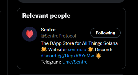 catnguyenvu's tweet photo. @SentreProtocol #Airdrop #Giveaway #SentreProtocol https://t.co/hGbij1a2k8