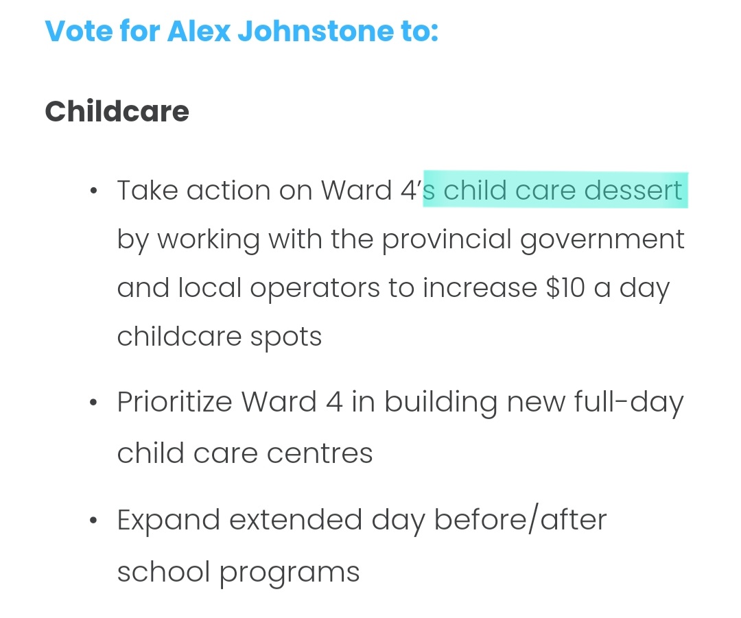 What is Alex's least favourite childcare dessert topping?
#OurHamiltonOurVote
