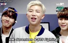 vernbby's tweet photo. Toxic armys I hope you know jungkook and mingyu are besties, jungkook went to svt’s concert, jin listens to left &amp; right in the shower. That your favs and our favs are besties, Vernon would never purposefully drag a group and you all love to drag svt over nothing👍 https://t.co/zTyTqz8L6M