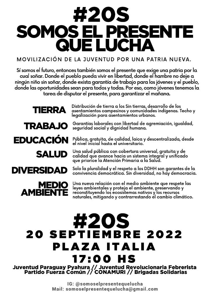 JMiguz's tweet image. #SomosElPresenteQueLucha 
#YoMarchoEl20S
#2OS