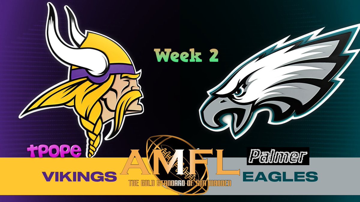 AMFL_Eagles's tweet photo. Had to take a fair sim week 1, so we are anxious to get on the field. Come check us out at 9:15 pm est as we host the AMFL Vikings. https://t.co/D0A8ye0uSF @AMFLsimleague @APEX_Madden @MSR_Network @LCrawlerShow @LeagueCrawler @amfl_nola2728 https://t.co/K4xJ0Prg0m