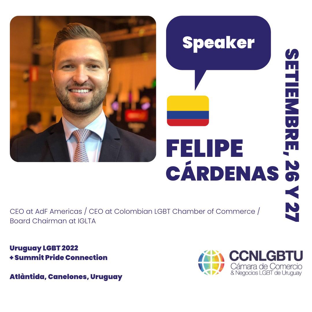 ¡Comenzó la cuenta regresiva! Estamos muy cerca de la VII edición del congreso internacional #UruguayLGBT200 #Summit #PrideConnection

Un evento con un programa muy completo, las mejores conferencias y con lxs mejores speakers.