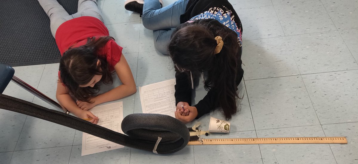 mrsbairdScience's tweet photo. Schmidt Fabulous Fifth Graders are learning about stored energy &amp; energy of motion.  And as great scientists do, they are collaborating, recording data, &amp; doing repeated trials as they apply their knowledge to design a roller coaster. @SchmidtSailors @WeAreHAEST @HCPSElemScience https://t.co/N6i2d4iVF9