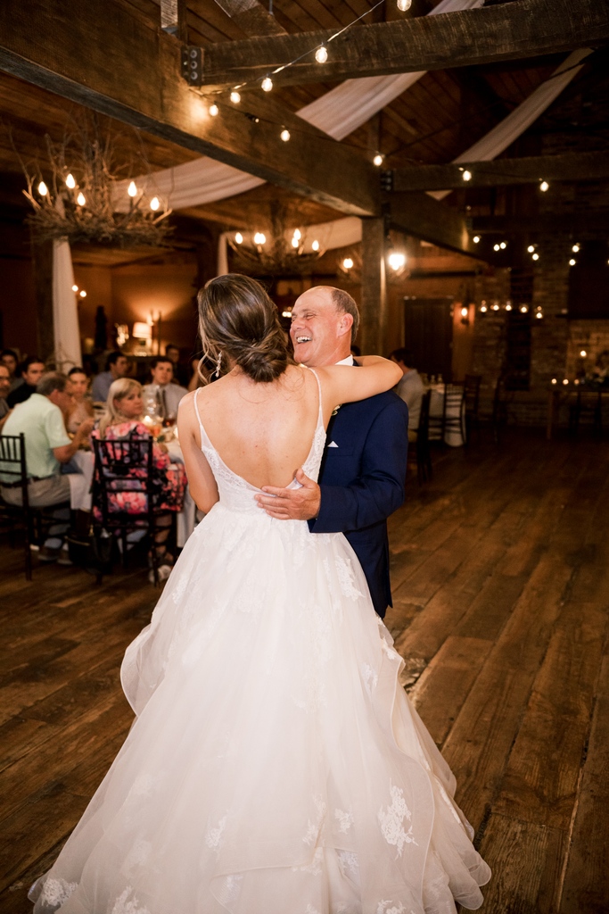 Few things warm our hearts more than a father-daughter dance. So, so sweet! 🤎⁣
⁣
Venue + Coordination ◦ <a href="/heartwoodhall/">Heartwood Hall</a>
Photographer ◦ Morgan Newsom Photography⁣⁠⁣⁠⁣⁠⁣⁠⁣⁠⁣⁣⁠⁣⁠⁣
Gown ◦ Miranda Marie Bridal