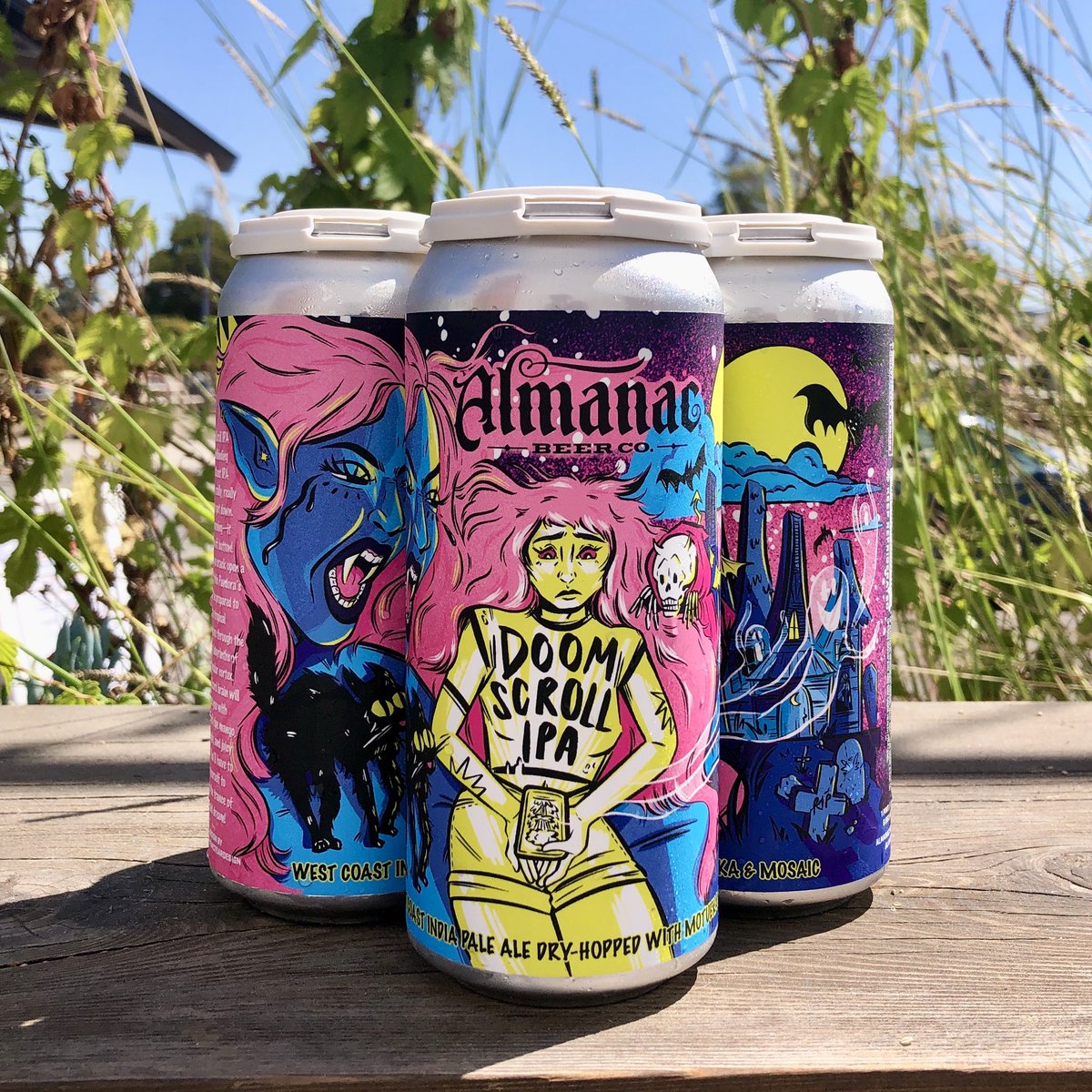 Sophie (they/them) (@sophiemctear) on Twitter photo This was a huge check off of my design bucket list! I got to create this illustration for the label art of <a href="/AlmanacBeer/">Almanac Beer Co</a>’s newest brew, Doom Scroll IPA! 🍻🦇👻😈 #craftbeer #ipa #beerlabel #packagingdesign This was a huge check off of my design bucket list! I got to create this illustration for the label art of <a href="/AlmanacBeer/">Almanac Beer Co</a>’s newest brew, Doom Scroll IPA! 🍻🦇👻😈 #craftbeer #ipa #beerlabel #packagingdesign
