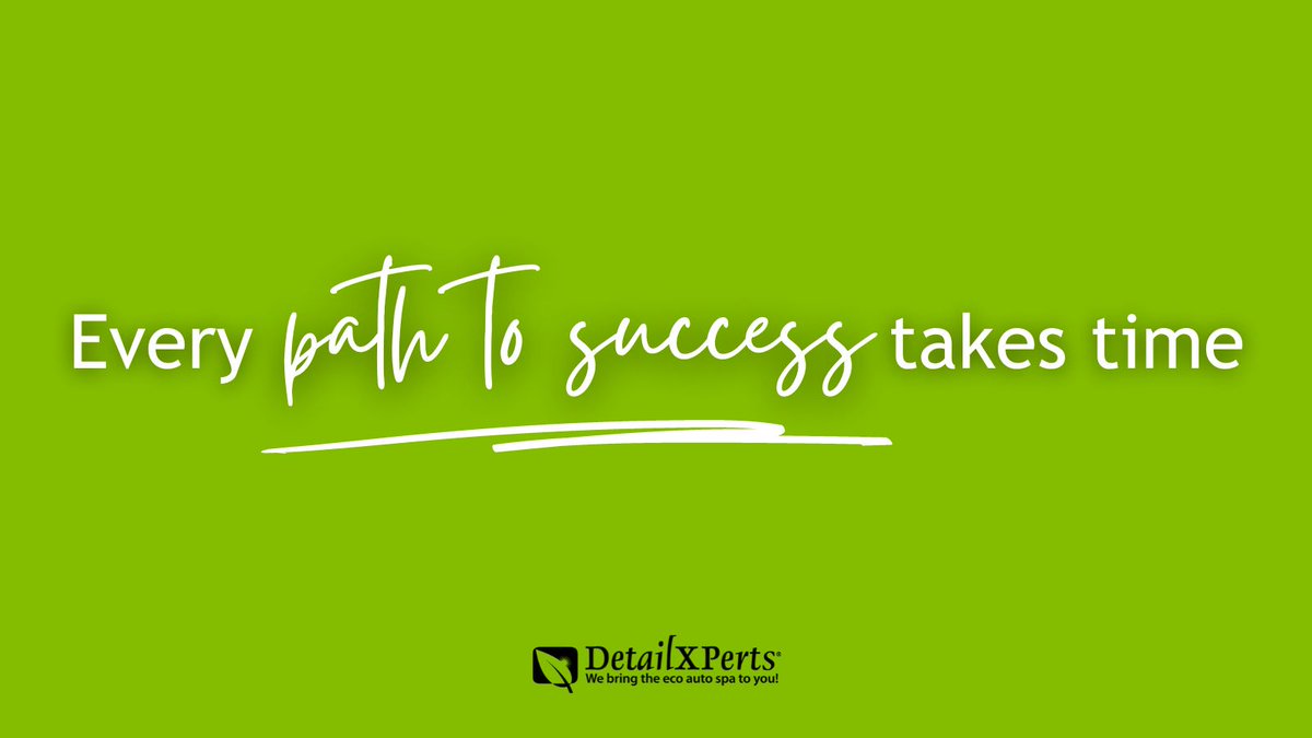 Mastering DetailXPerts techniques and strategies take more than a month. But there's no need to worry! You will receive support and assistance throughout your career from our executive team.

#ecoclean #businessventure #franchising #franchisesupport #gogreen #successmindset