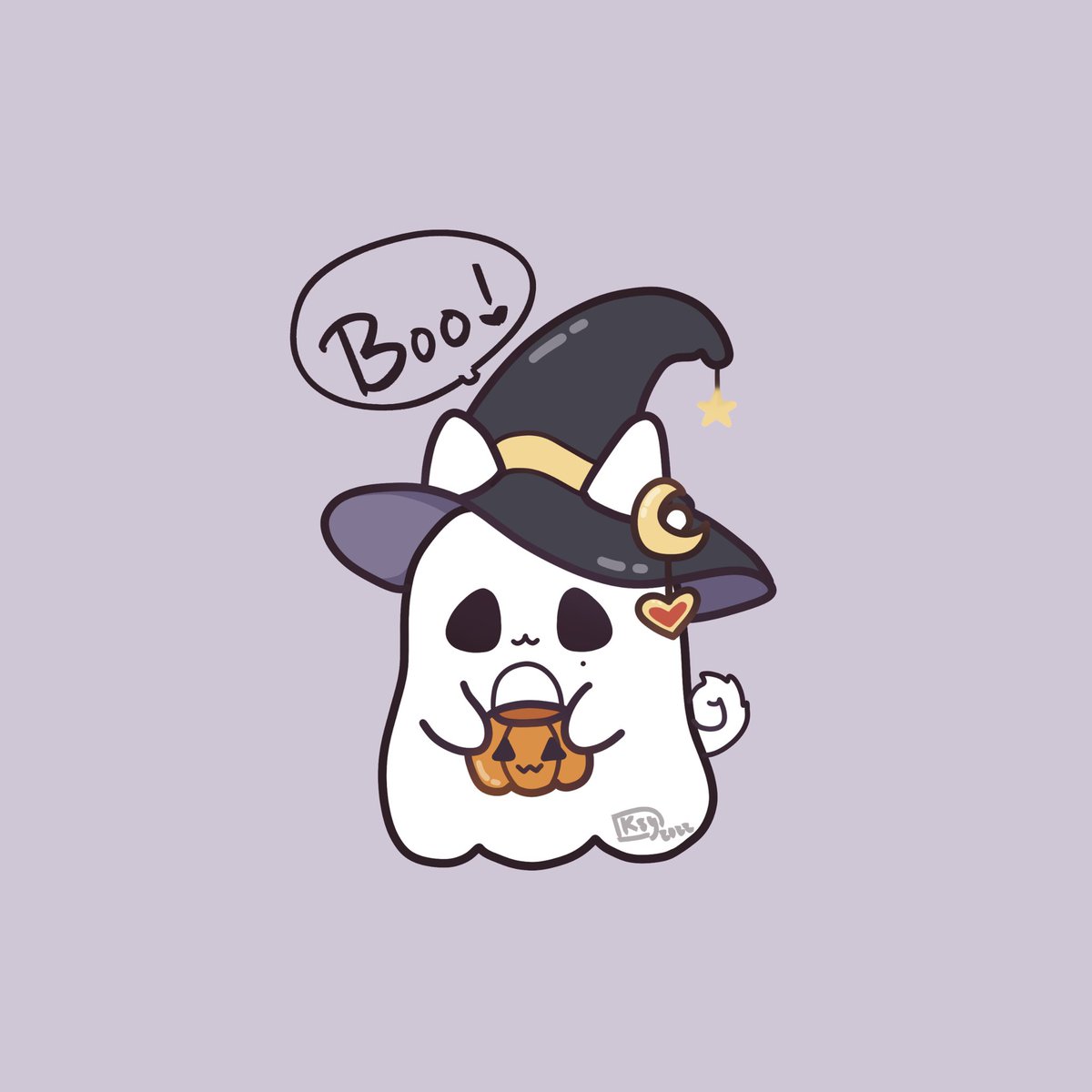KiseuArt's tweet photo. Ghostie Kiseu | Free sticker for orders till November 1st!
Just a little something before October. I hope I can design some cute stickers for Halloween. Any ideas what to draw?
.
.
#cuteart #kawaiiart #KiseuArt #stickershop #stickers https://t.co/7RZW2VKBOE