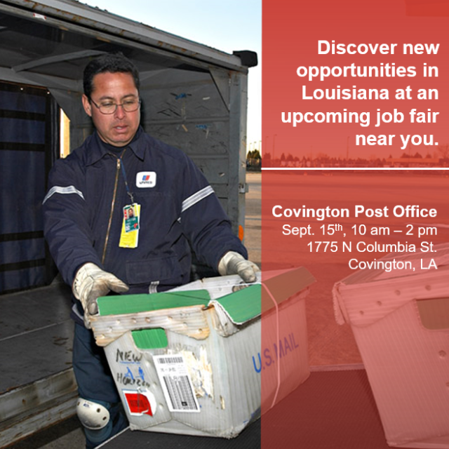lpamanian's tweet photo. #USPSCareers #NowHiring #Jobs #jobfair #jobhunt #hiring #applytips #jobs #applynow #Covington #Louisiana #usps Discover new opportunities in Louisiana at an upcoming job fair near you. And for tips on where and how to apply: https://t.co/Qy18GHarRo #USPSEmployee https://t.co/njeRJweyw4