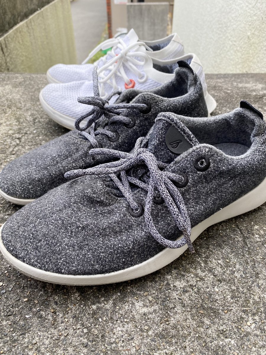 usuke0120's tweet photo. 2足目に #woolrunners を購入
さっきこれで散歩してきたけど軽くて全然疲れない
1足目の #treedashers 購入からまる2年経ちさすがにヘタってきたので新しくお迎え
もう生涯靴は #allbirds だけで良い、もし他のメーカーの靴を履いてたらその場でドロップキックして頂いていいです絶対怒りません https://t.co/J7gRnfo8mD