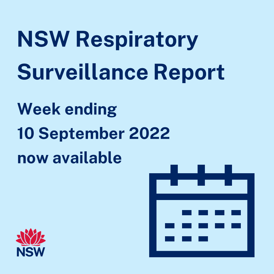 NSW Health on Twitter "The latest NSW respiratory surveillance report