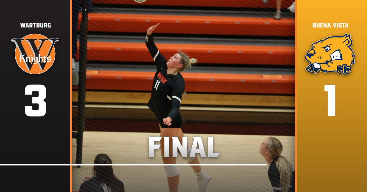 Wartburg 3, Buena Vista 1. 

Emerson Kracht: career-high 14 kills. 
Allison Feigenbaum: career-high 14 kills.