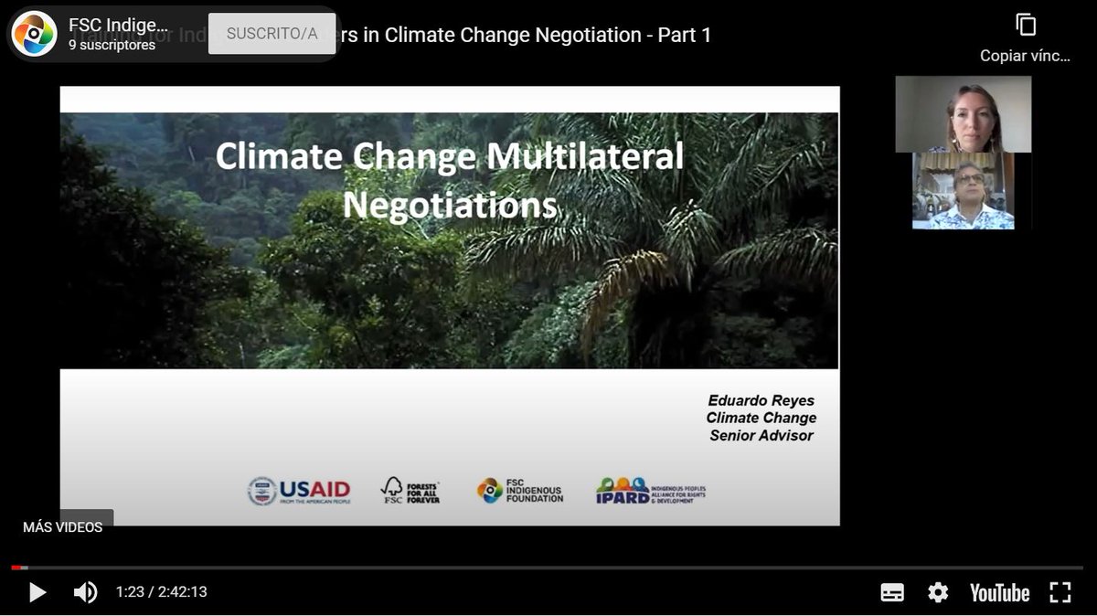 fsc_if's tweet photo. A few months before COP27, Indigenous leaders from Mesoamerica, Africa, and Peru participated in a #ClimateChange Negotiation Workshop.

Read their perceptions and watch the training video: https://t.co/aahjRf4hDY

#climatenegotiation @IPACC_Africa
@alianzabosques @repaleac https://t.co/NbEfnkzNdd