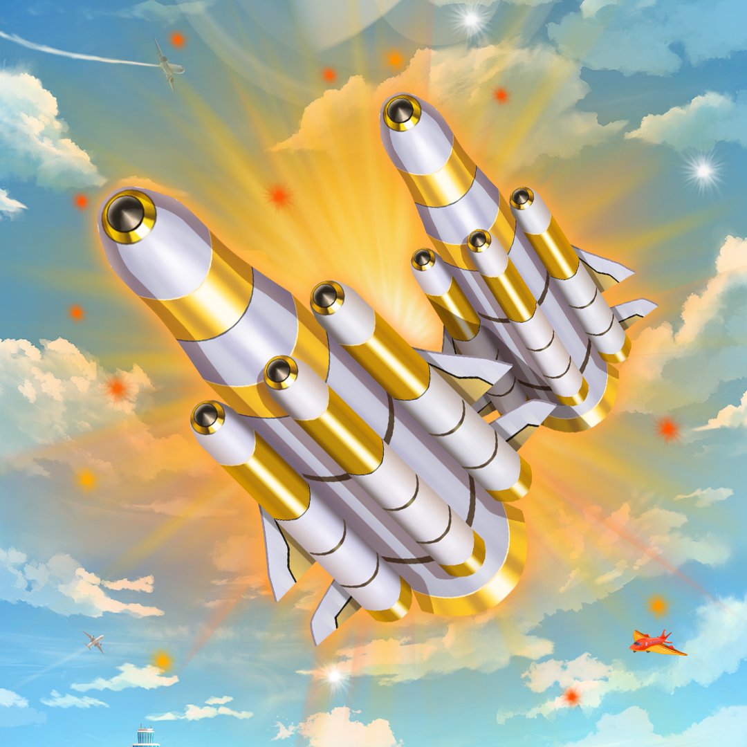 Iflymeta's tweet photo. Finally,METAVERSE-IFLY's missile and shield are finished.They are hopefully being launched in the near few days.#NFT #GameFi #DeFi #P2EGame https://t.co/42Vtw6K73o