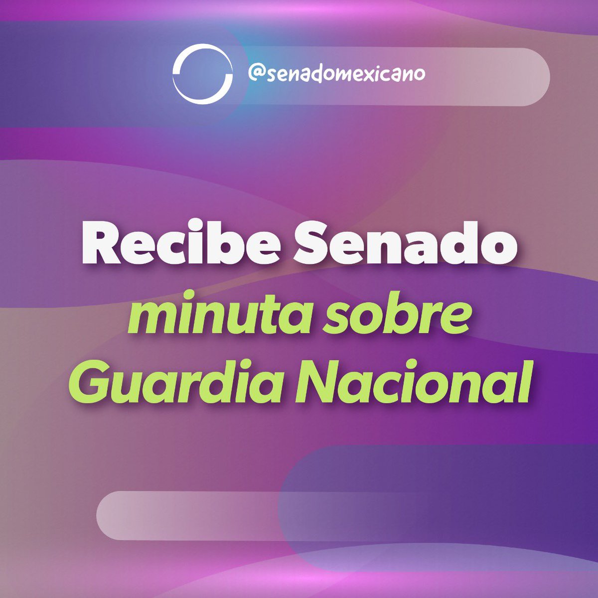 Senado de México on Twitter "📌 El Senado recibió la minuta que