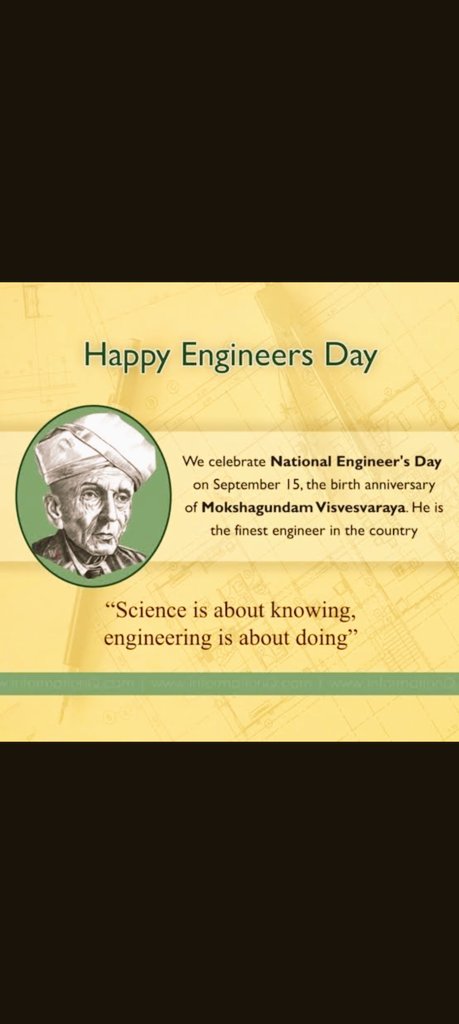 AnkitSi60937198's tweet photo. 👨‍🎓Engineers always keep adding some spice to our routine lives with their innovative creations and without Engineers our lives will be completely different🤩Happy Engineers Day to all the hard-working engineers👤✨
#CREW
#SECL
#coalindia
 #Rngineersday2022 https://t.co/E8U8sidz1C