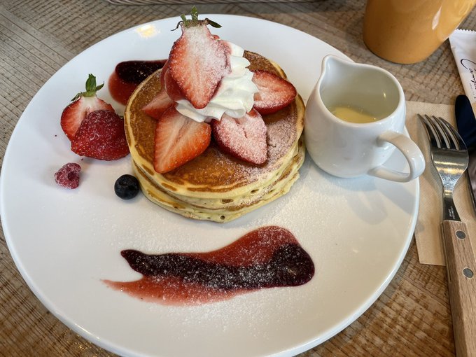 この間食べたパンケーキの写真アップします🥞 