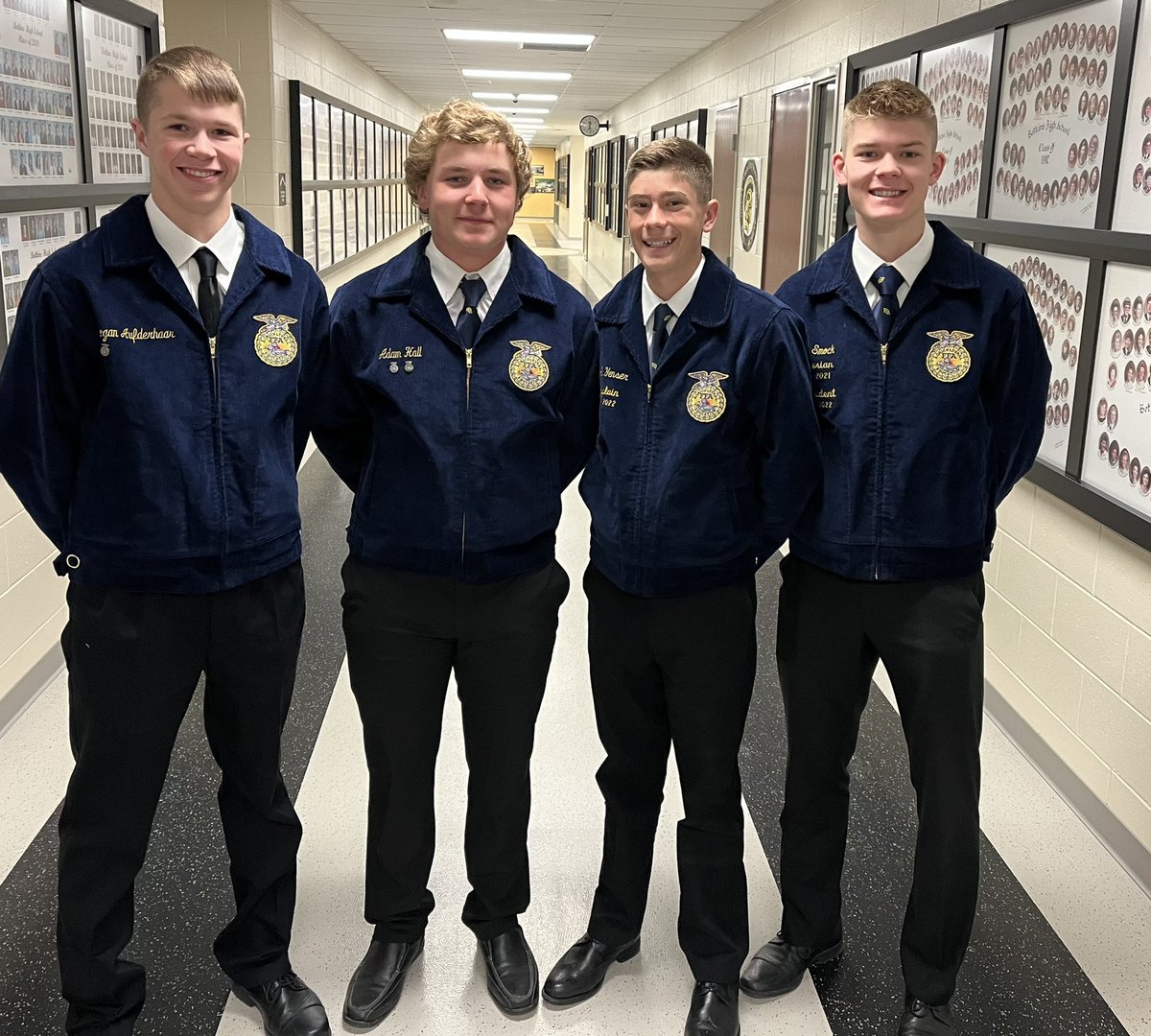 BotkinsSchool's tweet photo. Good Luck Logan, Adam, Jacob and John, members of the @botkinsffa General Livestock Judging team as they compete in the “Big E” Livestock Judging Contest in Massachusetts! https://t.co/jHTSecvWtM