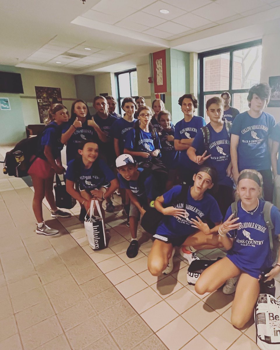 cmshappenings's tweet photo. CMS Cross Country Team was all business getting ready for @SwampMiddle this afternoon! #cmssharks #keeprunning #gosharks https://t.co/tkezSdYoDm