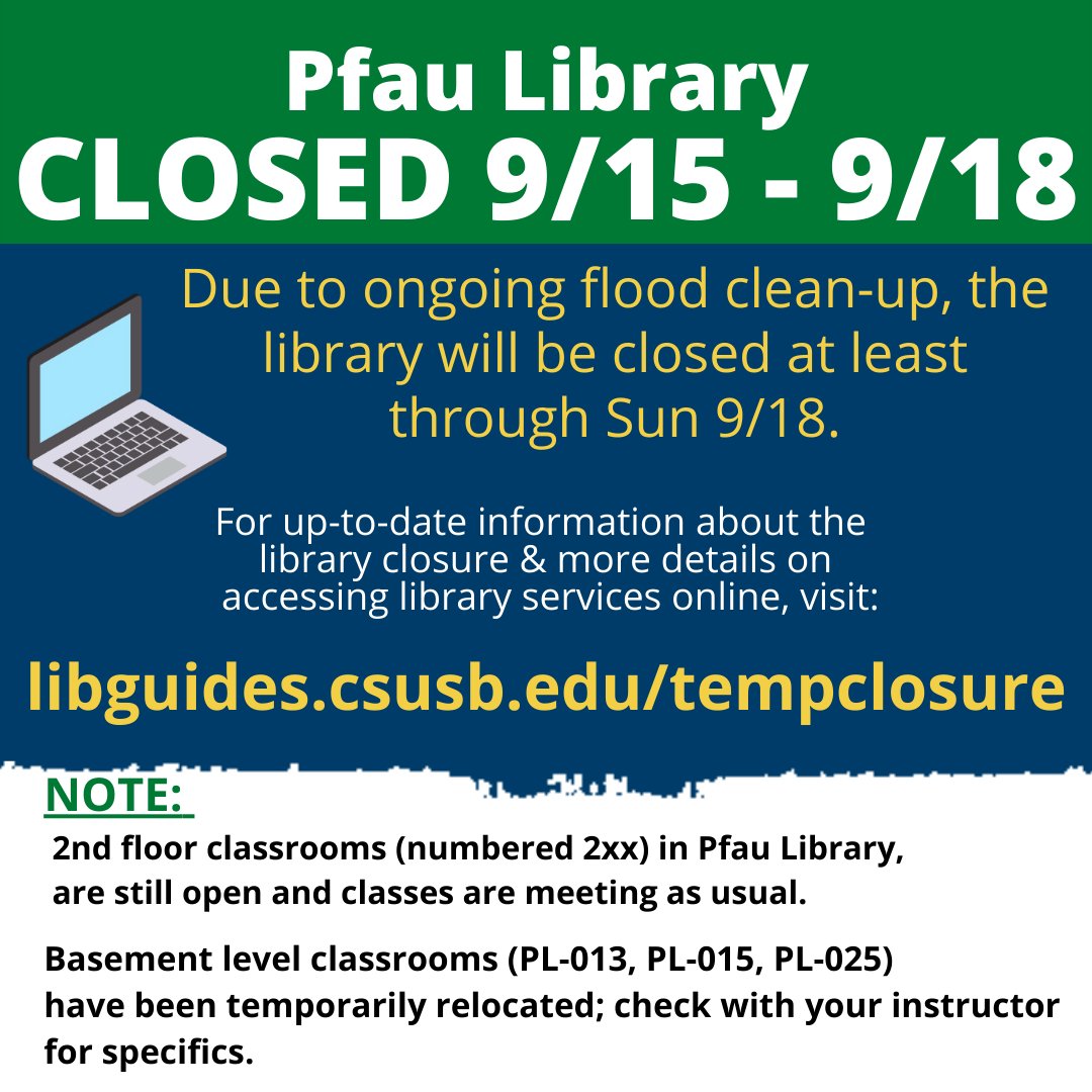 John M. Pfau Library tweet media