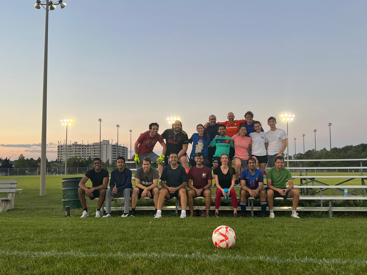 Spencer van Mil (@spenvm) on Twitter photo <a href="/mac_peds/">MacPeds</a> annual staff vs. resident soccer game. Takeaways: If you’re going to pull a hammy (<a href="/FelipeFa94/">Felipe Fajardo</a>), do it in front of 5
Emerg docs.
<a href="/AlimPardhan/">Alim Pardhan</a> <a href="/JhanAtMac/">Jhanahan Sriranjan (He/Him)</a> <a href="/elliemacbain/">Ellie MacBain</a> <a href="/SurekaPav/">Sureka Pav</a> <a href="/JeffPernica/">Jeffrey Pernica</a> <a href="/mac_peds/">MacPeds</a> annual staff vs. resident soccer game. Takeaways: If you’re going to pull a hammy (<a href="/FelipeFa94/">Felipe Fajardo</a>), do it in front of 5
Emerg docs.
<a href="/AlimPardhan/">Alim Pardhan</a> <a href="/JhanAtMac/">Jhanahan Sriranjan (He/Him)</a> <a href="/elliemacbain/">Ellie MacBain</a> <a href="/SurekaPav/">Sureka Pav</a> <a href="/JeffPernica/">Jeffrey Pernica</a>