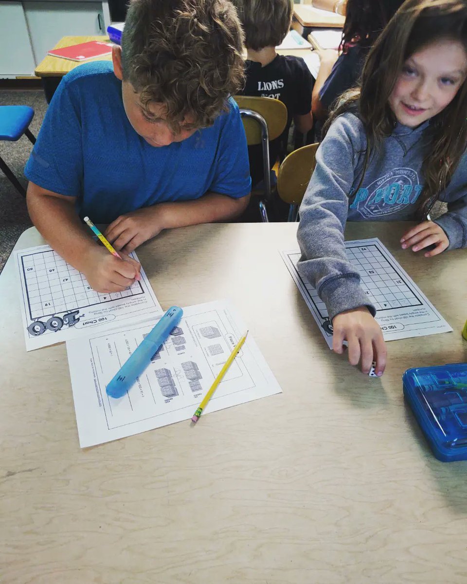SchultzHartley3's tweet photo. Number Grid Pencil Please to kick off math stations. https://t.co/NKZrqJBi0o