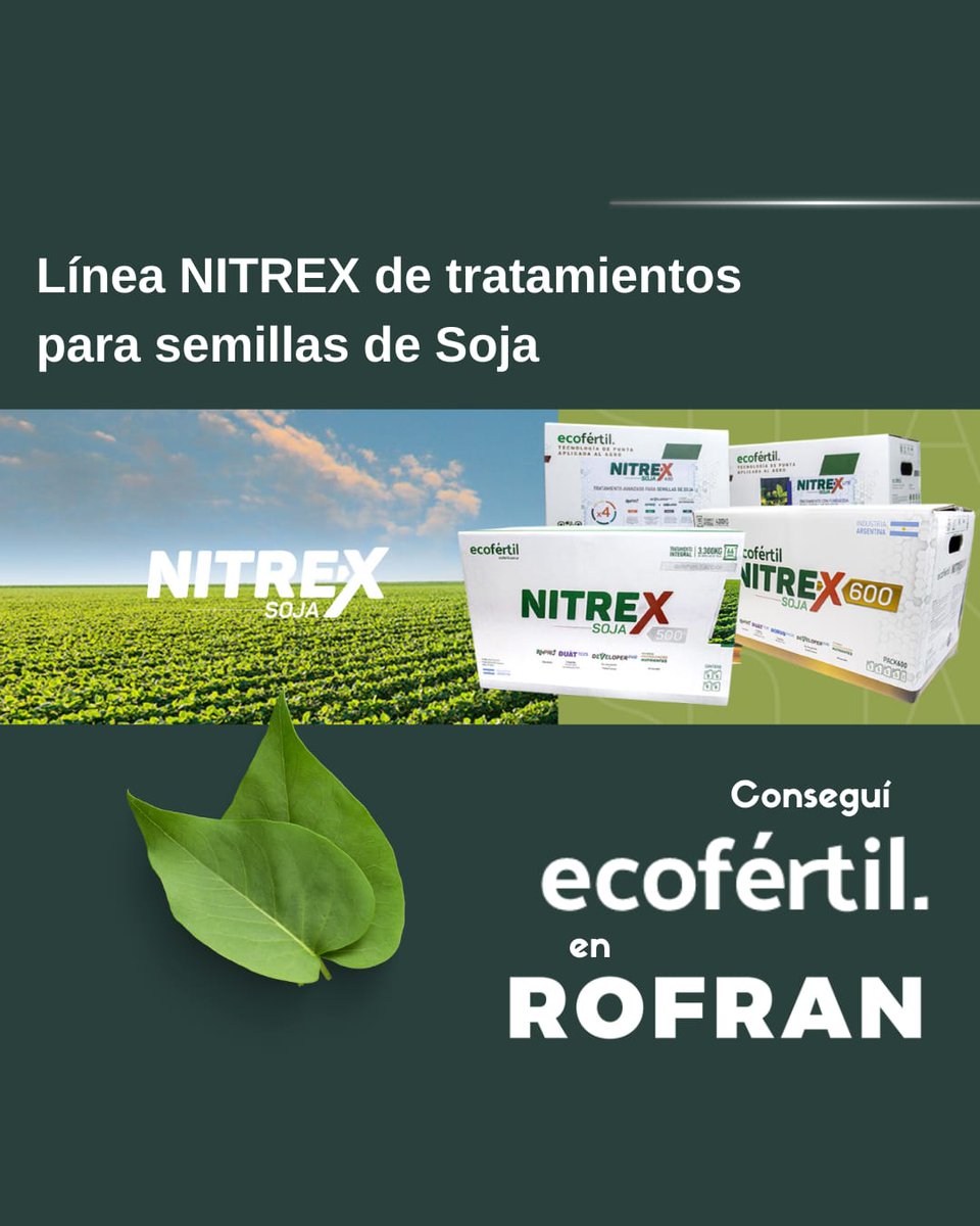 rofran_lp's tweet photo. ✅ Ofrecemos en línea agro todas las herramientas bio-tecnológicas de #Ecofertil ✅

✅ En este caso presentamos los tratamientos para semillas que no requieren almacenamiento con frio haciendo más práctico el manejo 🚀

#Agtech #Pensaenverde #Agricultura #LaPampa #Agronomia https://t.co/tJldl2cZQE