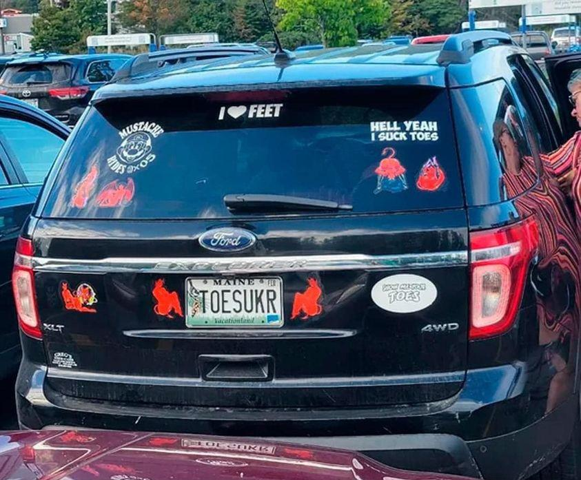 We've been lying to you this whole time, <a href="/SpookySam8/">Sammie 🕸🕷</a> actually lives in Maine!

Here's her car as proof!