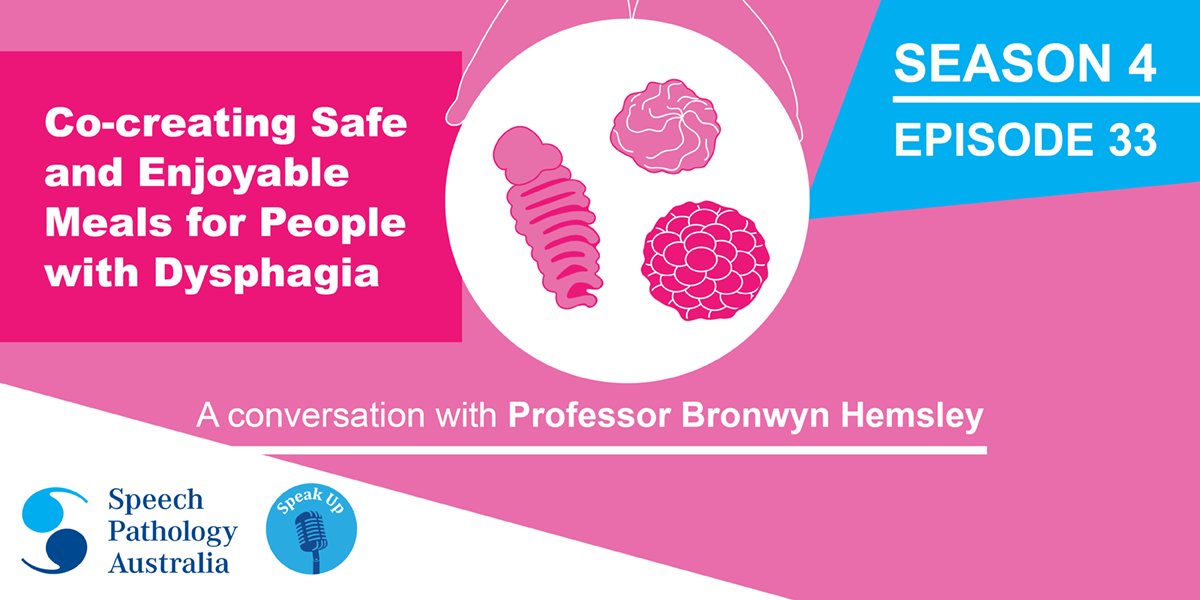 In this week’s episode, our Senior Advisor for Disability <a href="/AmyFitzSLP/">Amy Fitzpatrick</a>, chats with Professor <a href="/BronwynHemsley/">BronwynHemsley</a>, Head of Speech Pathology at the <a href="/UTSEngage/">UTS</a> &amp; Project Lead of the “Co-creating Safe &amp; Enjoyable Meals for People with Swallowing Disability” project soundcloud.com/speechpatholog…