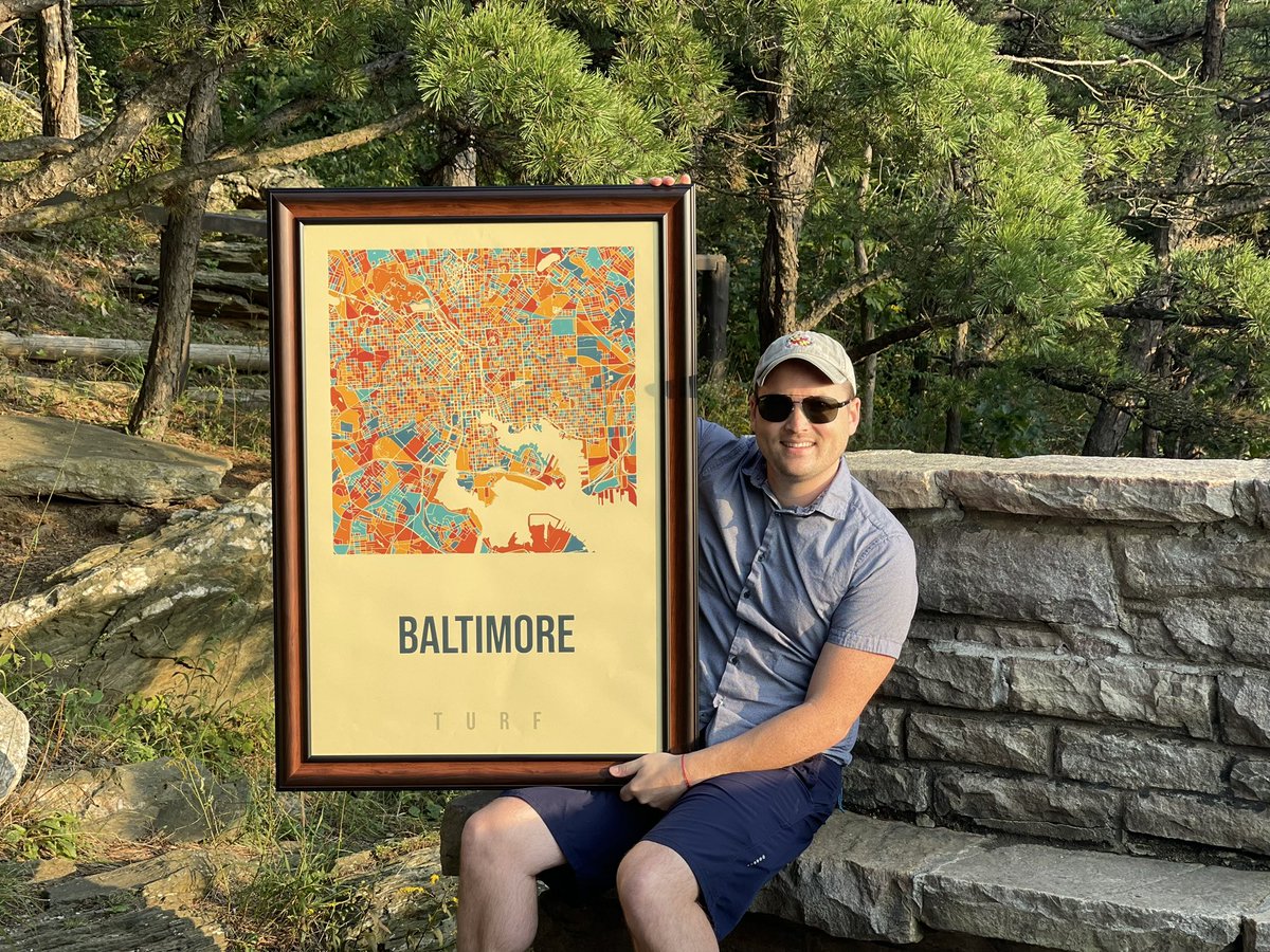 The_Poorkid's tweet photo. @IOHK_Charles I may not own a helicopter but my turf is bigger 😄. Thanks @Turf_NFT for the amazing print! Absolutely stunning. #charmcity #maryland #Baltimore @jpgstoreNFT @LiveBaltimore #innerharbor #fellspoint @baltimoresun #CardanoCommunity #Cryptocurrency #ADA https://t.co/f6NUGp1HRQ