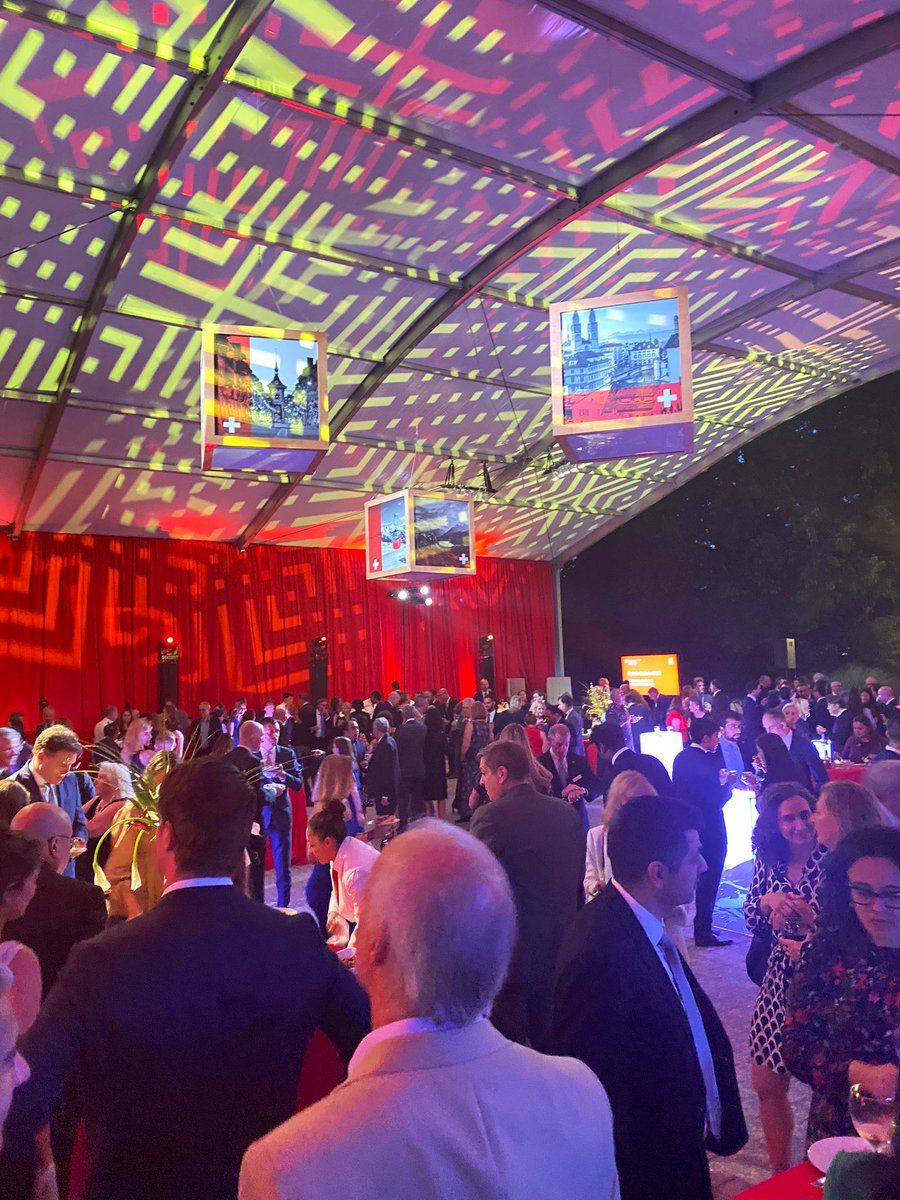 SwissEmbassyUSA's tweet photo. It’s been a while but we are back with #SoireeSuisse Celebrating the Impact of Swiss-U.S. relations. 🇨🇭🇺🇸 Such an honor to welcome so many of you for this special night. https://t.co/y8lnk8gbOR