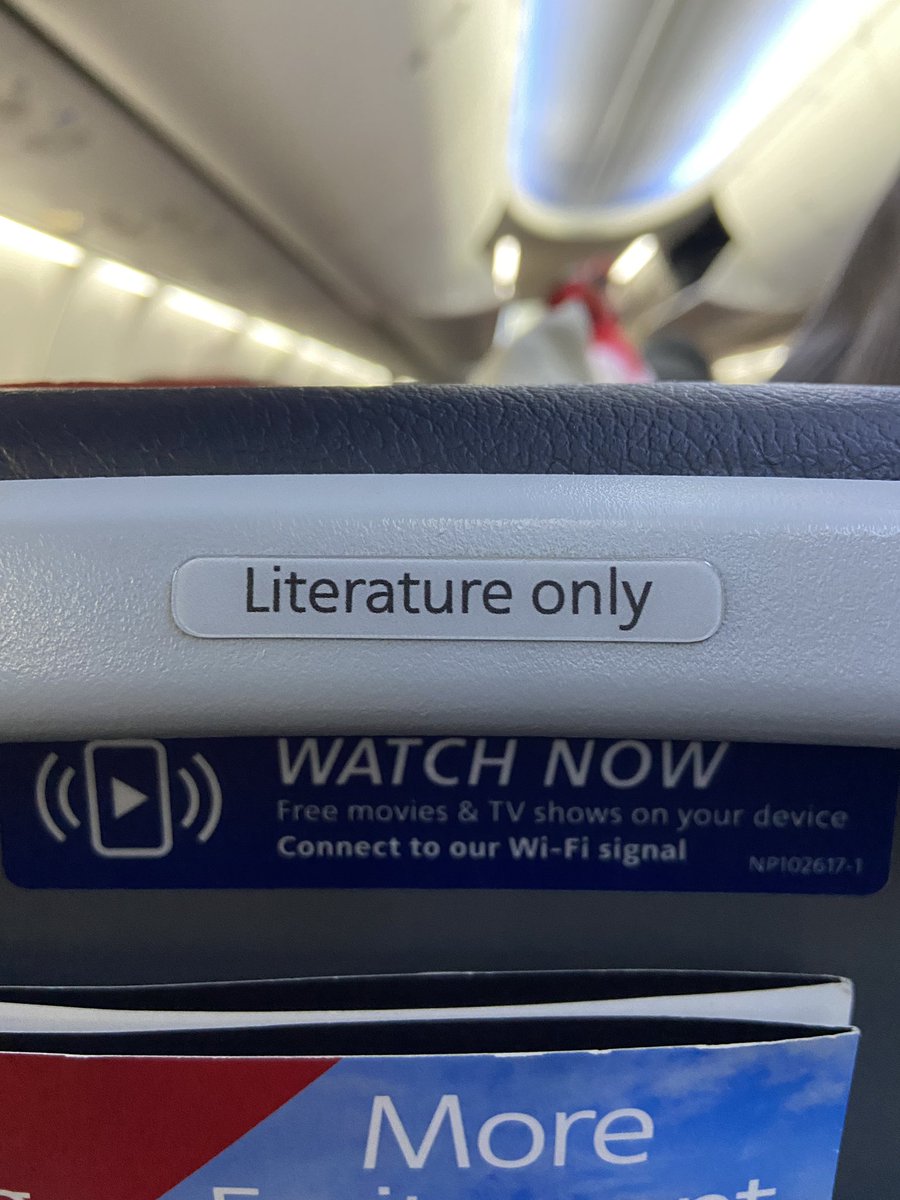 kylefcords's tweet photo. Even America’s airline can’t uphold a standard #literature #catch22 #readgood https://t.co/Tah6EFKbHu