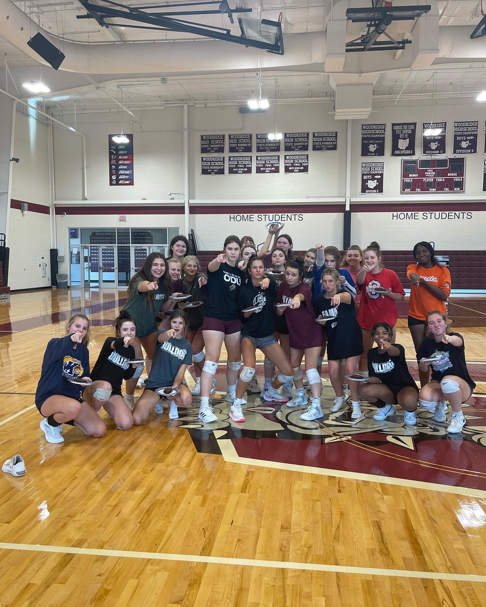 We love celebrating our program TOGETHER! Today at practice we celebrated Anna Laczo establishing a new school record &amp; Josie Larson’s Birthday!!!!! #WECanWEWill #CultureWins