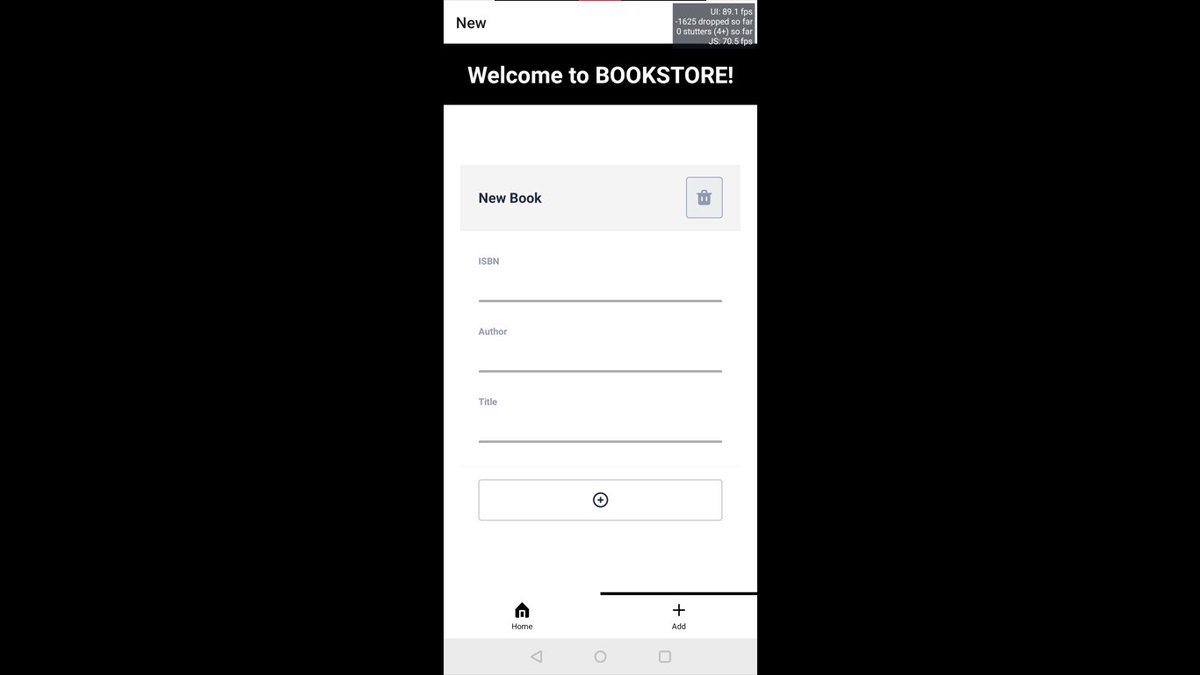 da8ah_tiber's tweet photo. Day 98/100: AddBookScreen cleaning Inputs.
He agregado un botón a la pantalla para poder limpiar los datos cuando se va a registrar un nuevo libro.
#100DaysOfCode #ReactNative #Typescript #Expo #UIKitten #MVVM https://t.co/AEKxVJixQX