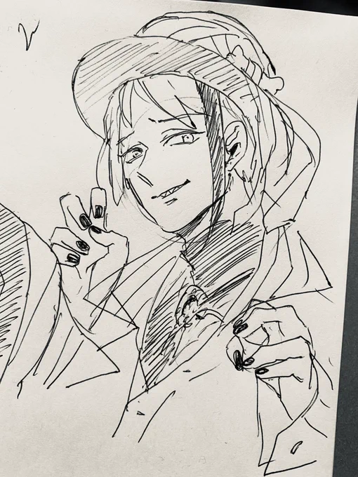 朝の一発描き
再掲 